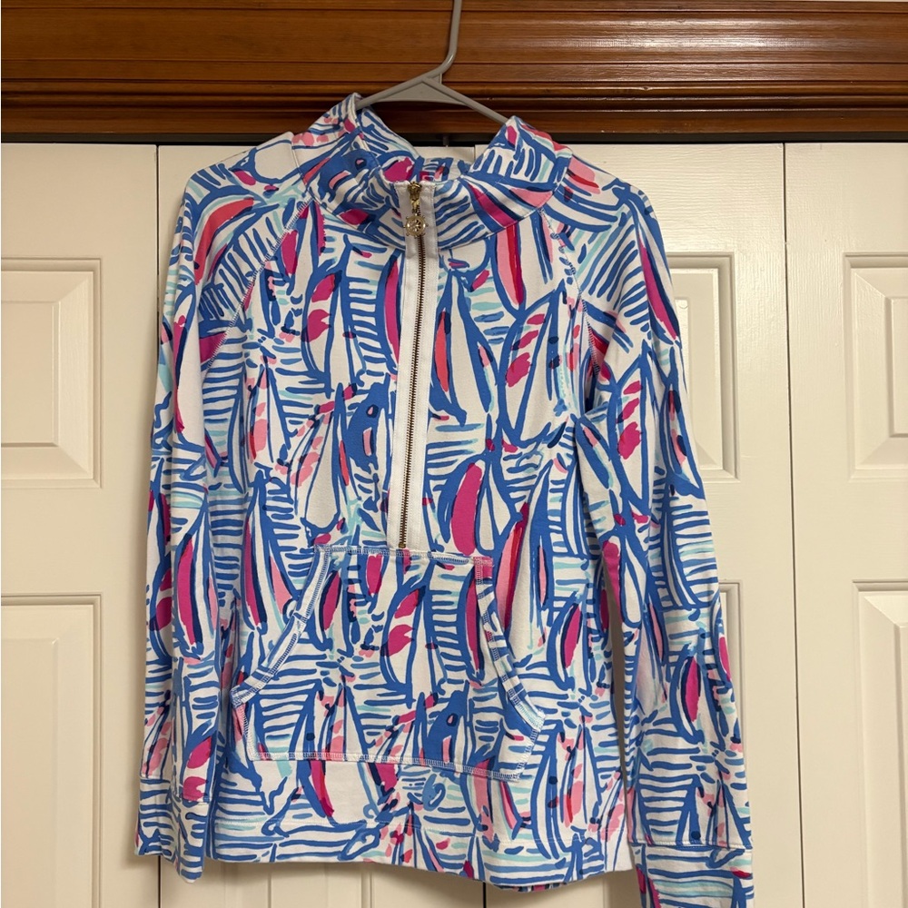 Lilly Pulitzer You Gotta Regatta Quarter Zip